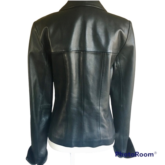 Gorgeous CACHE Lambskin Leather Jacket - Picture 2 of 8